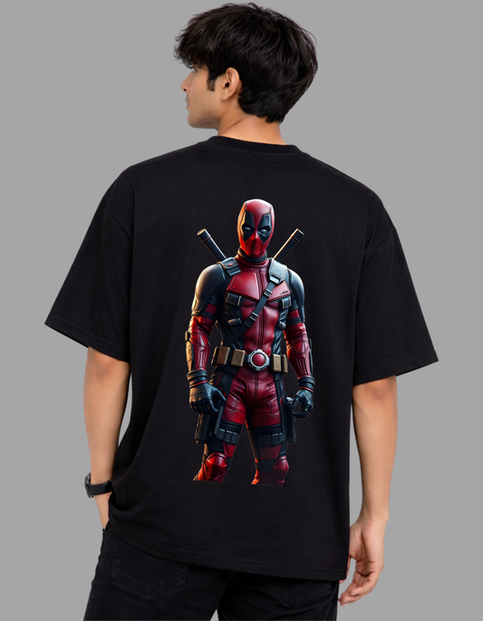 Deadpool Dominance Oversized Tee - Chaos. Attitude. Unfiltered Power.