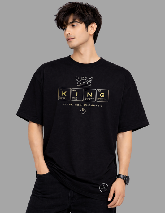 King Element Oversized Tee - Rule the Game. Be the Element.