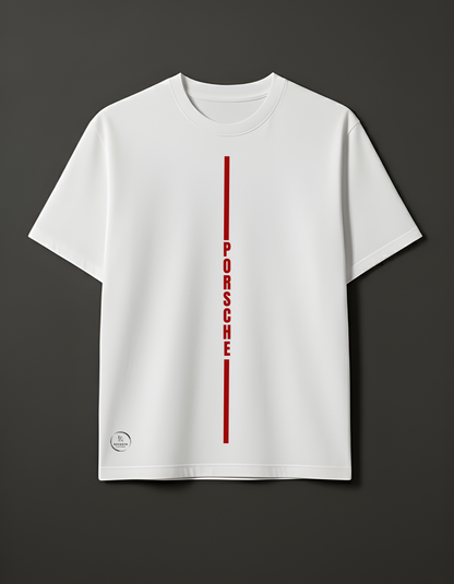 911 Motion Line Oversized Tee - Precision in Motion. Power in Silence.