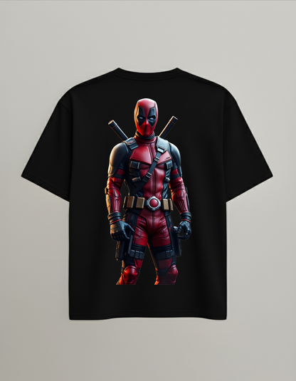 Deadpool Dominance Oversized Tee - Chaos. Attitude. Unfiltered Power.
