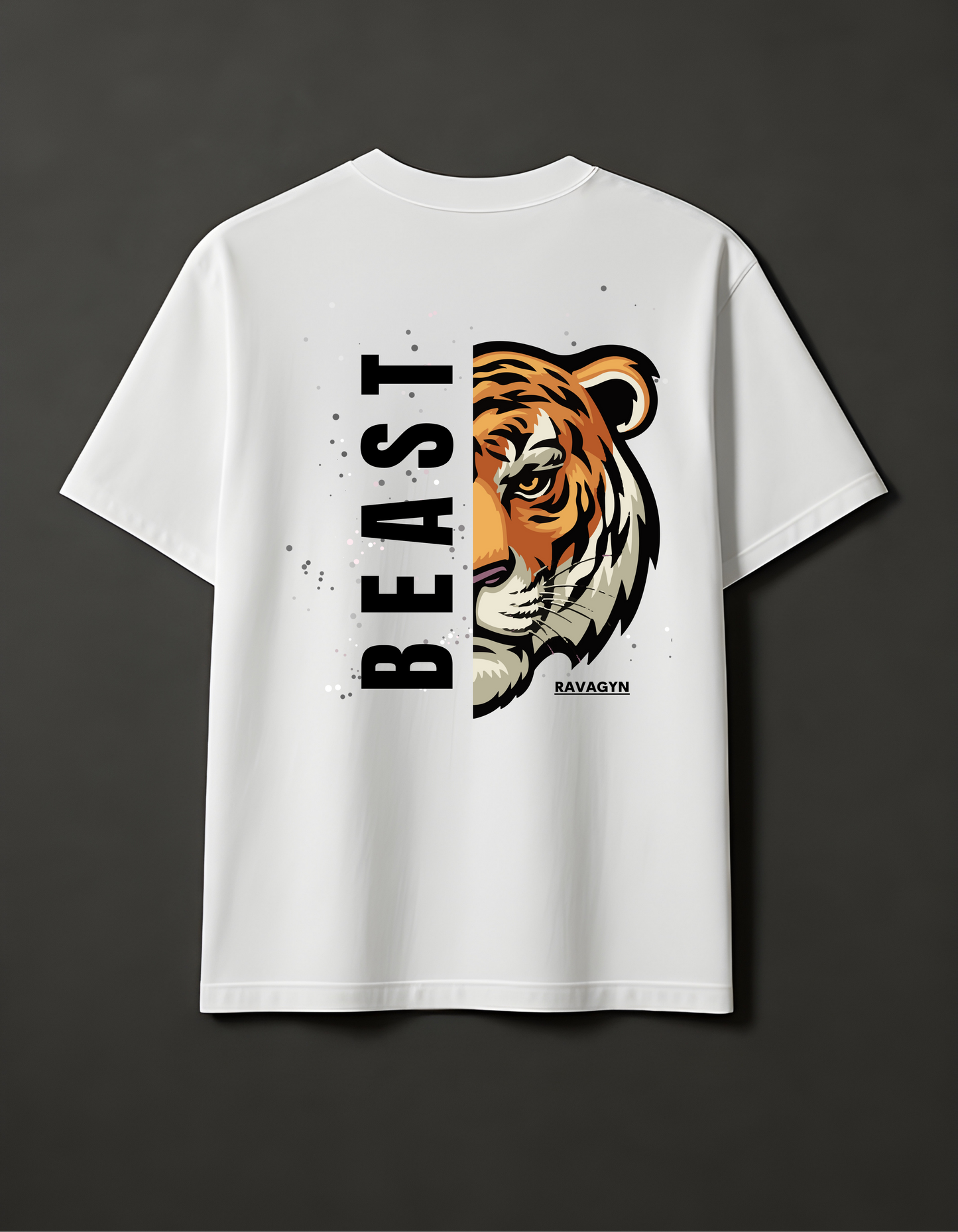 BEAST MODE Tee – White Powercore Edition