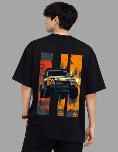 Urban Offroad Beast Oversized Tee - Built for Roads. Born for Chaos.