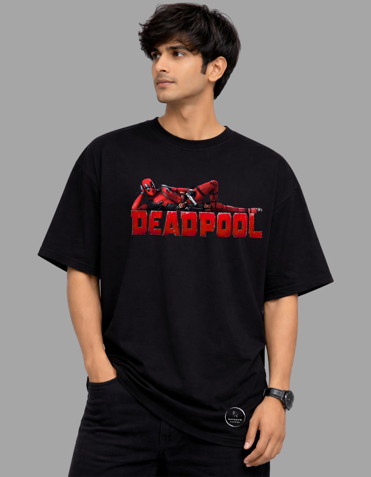Deadpool Dominance Oversized Tee - Chaos. Attitude. Unfiltered Power.