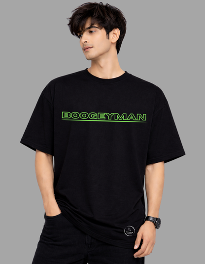 Silent Threat Oversized Tee - He Doesn’t Chase. He Ends.