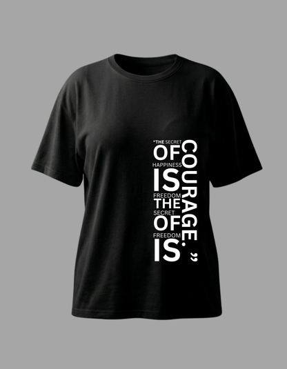 "FREEDOM & COURAGE" – Women’s Oversized Mindset Tee