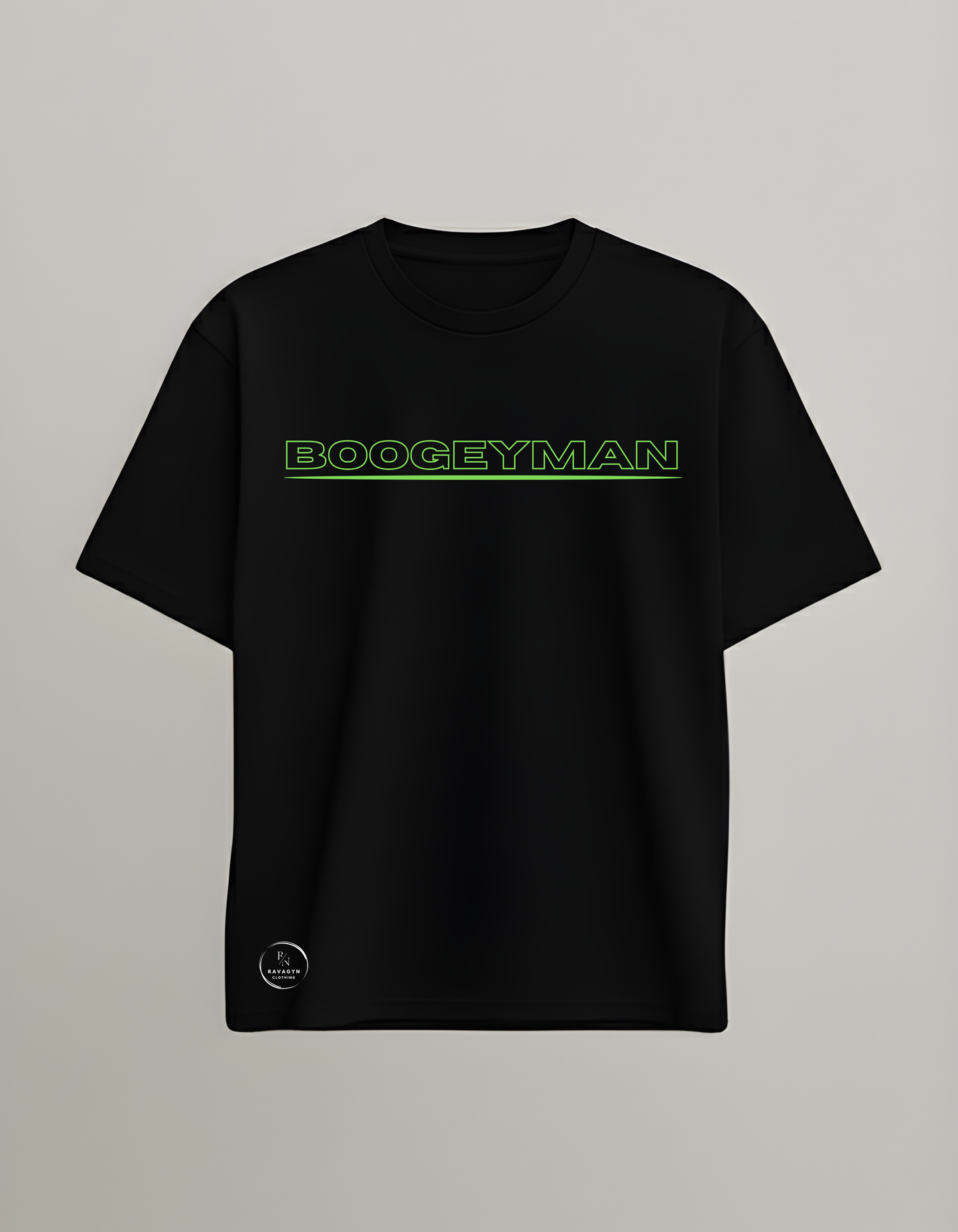 Silent Threat Oversized Tee - He Doesn’t Chase. He Ends.
