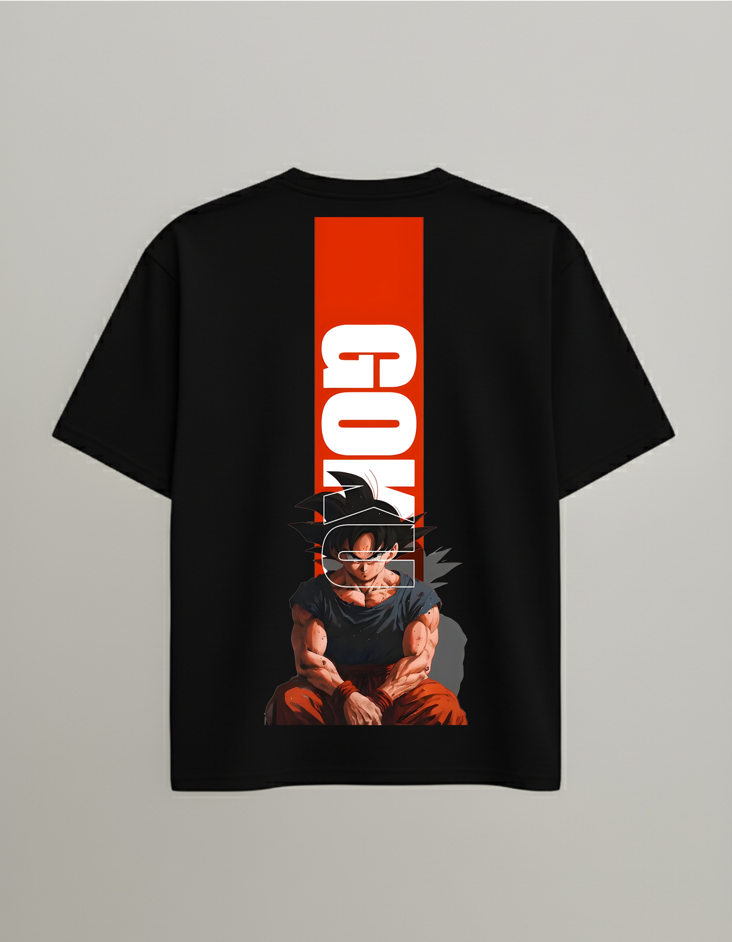 Goku Ascend Oversized Tee - Silence Before Power.