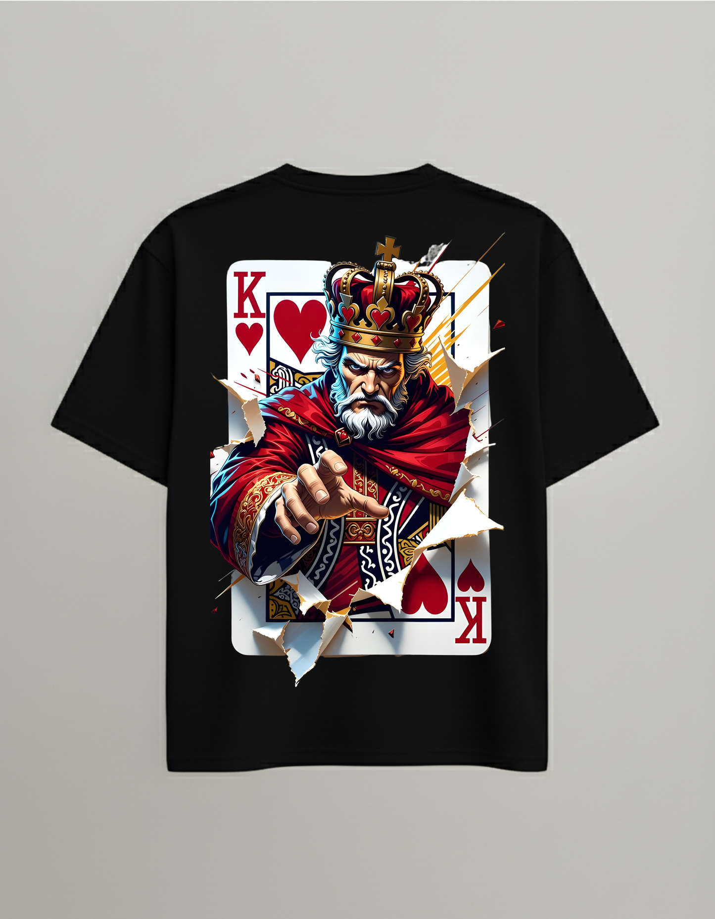 King Element Oversized Tee - Rule the Game. Be the Element.