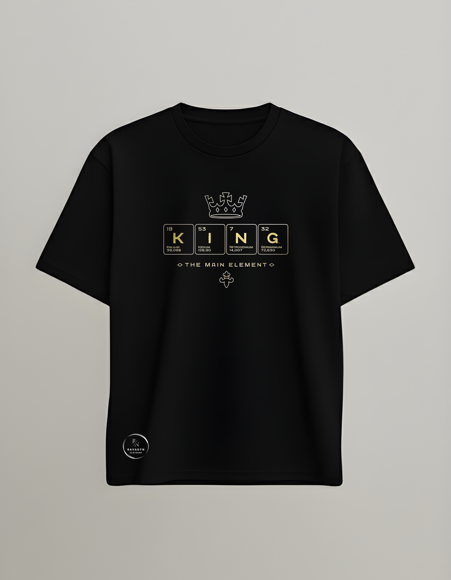 King Element Oversized Tee - Rule the Game. Be the Element.
