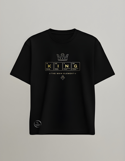 King Element Oversized Tee - Rule the Game. Be the Element.
